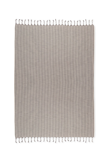 Håndklæde - Stripped Grey