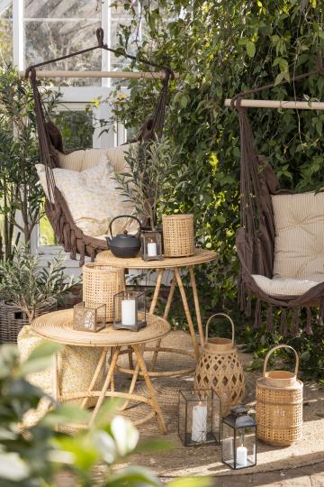 Bord - Rattan Rund m/3 ben