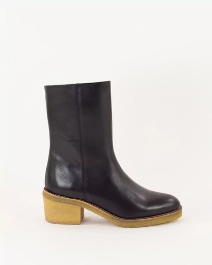 Støvler - Gustavien, Black Leather