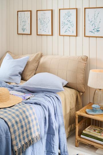 Pude - Hør, Cornflower