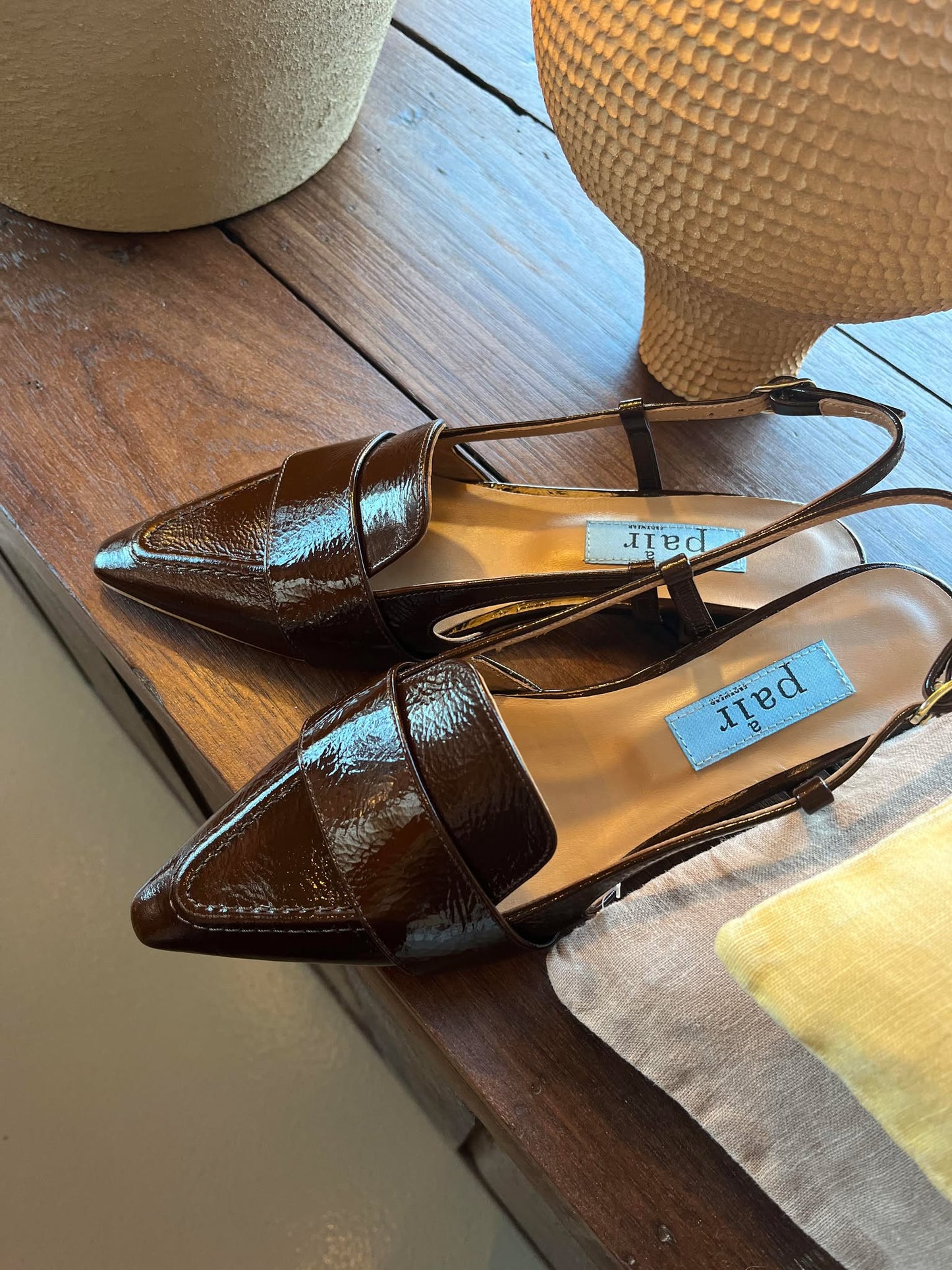 Ballerina - Tomaia, Finish Marrone