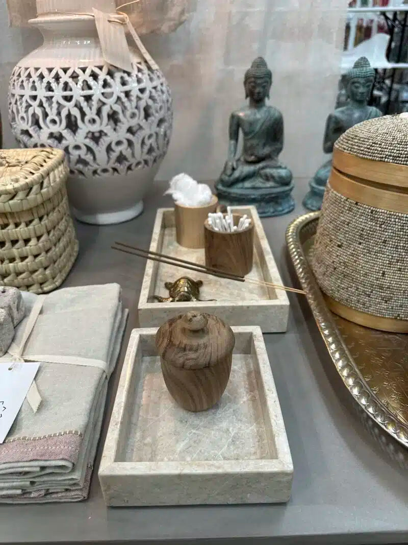 Bakke - Marmor, Creme