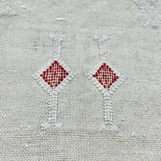 Pude - Sabra Kaktussilke, Beige