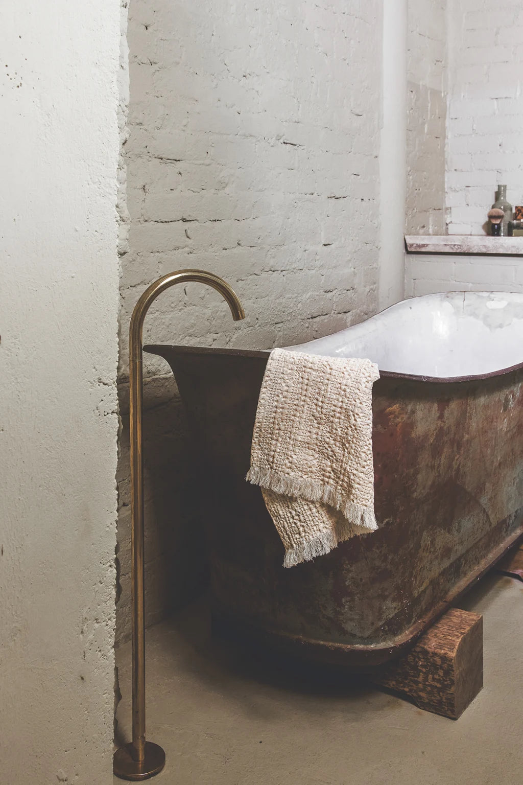 Håndklæde/Viskestykke- Elise, Off-White