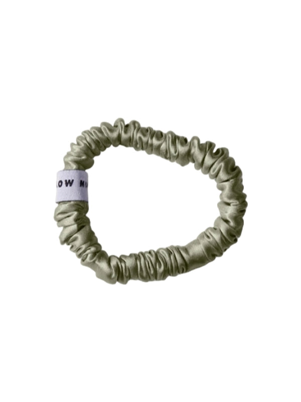 Hårelastik - Silke, Salvie Grøn