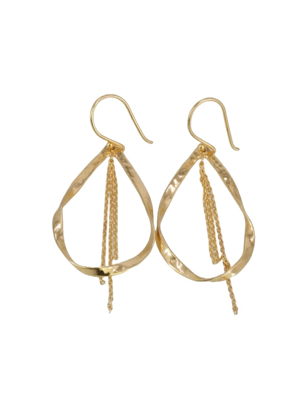 Øreringe - Mist, Forgyldt