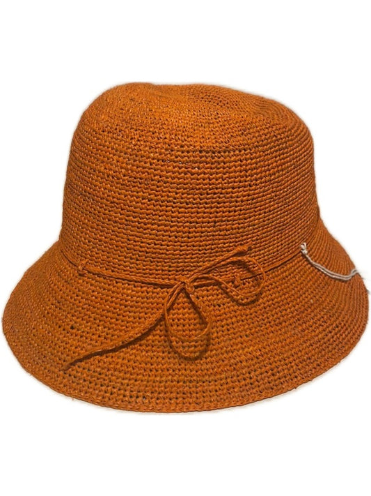 Hat - Raffia B7, Orange