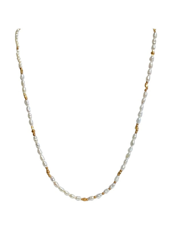 Halskæde - Stone Dot Pearls