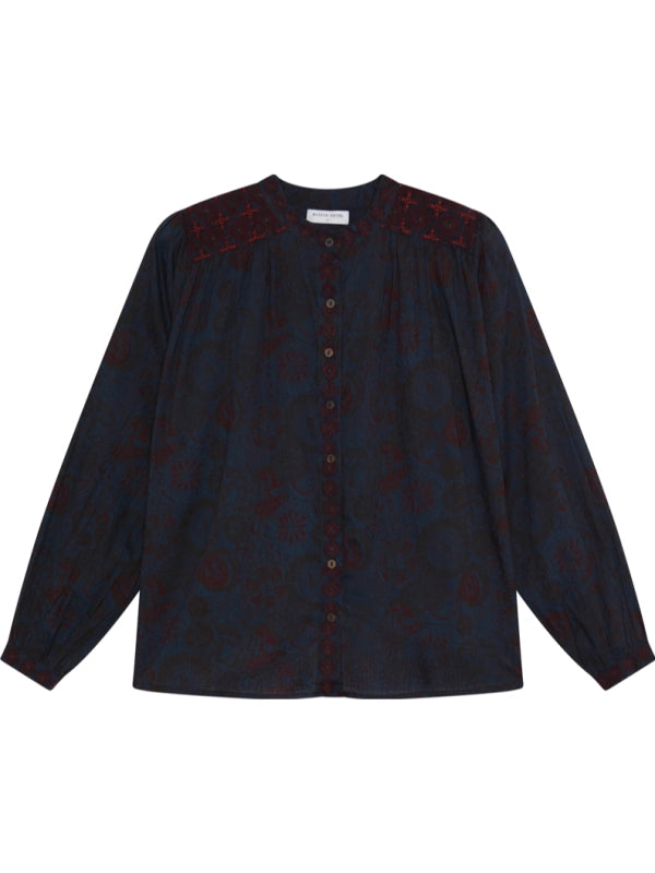 Skjorte - Charlotte, Deep Blue