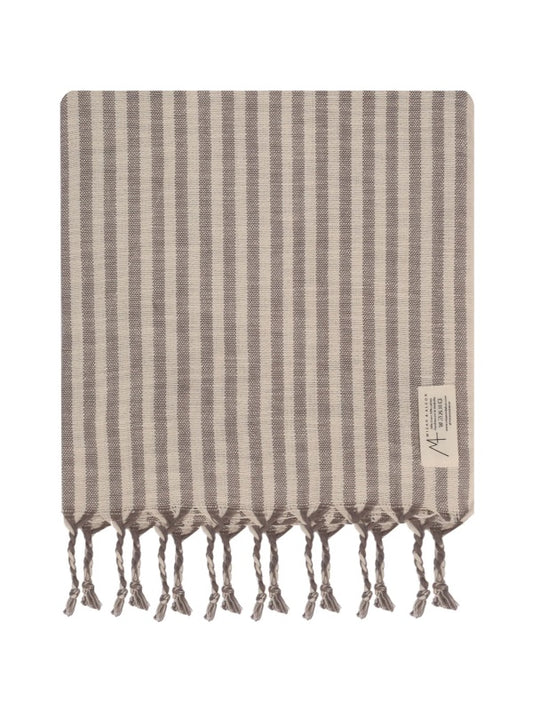 Håndklæde - Stripped Grey