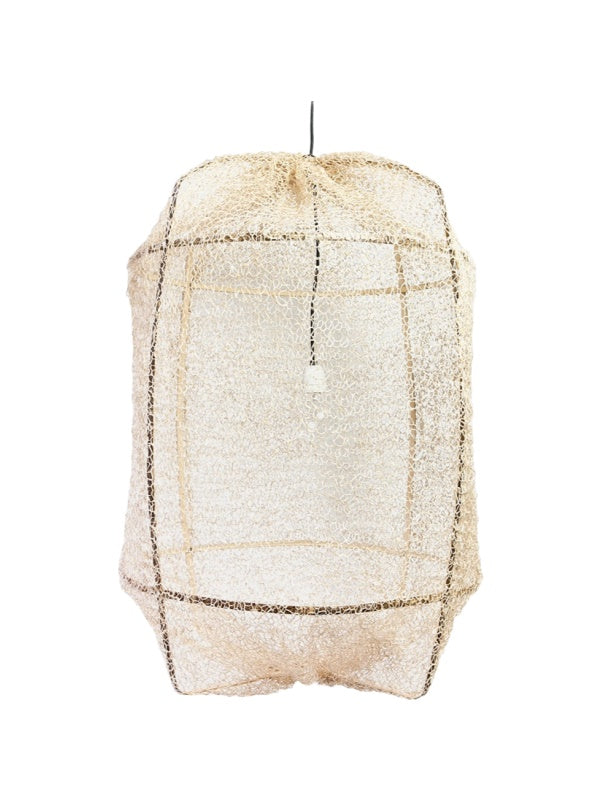Lampe - Z1 (Sort), Tea Dye Sisal Net