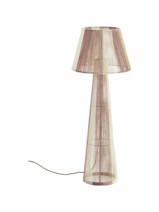 Lampe - Jute Gulvlampe (100cm)