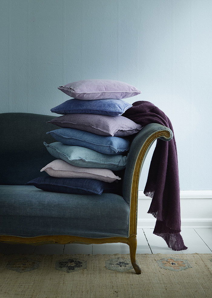 Plaid - Veda (130x170 cm), Aubergine