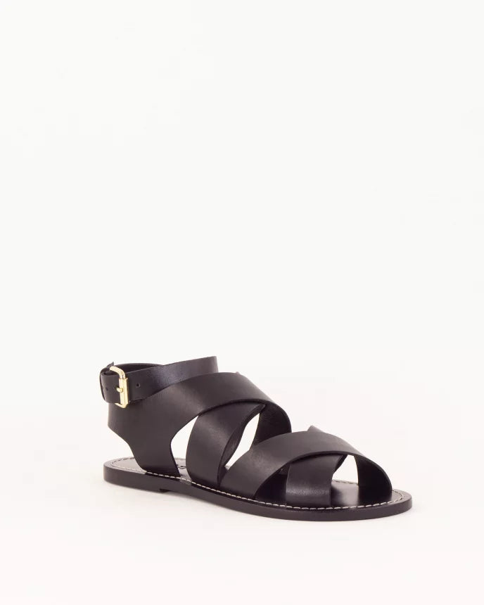 Sandaler - Dakla, Black Leather