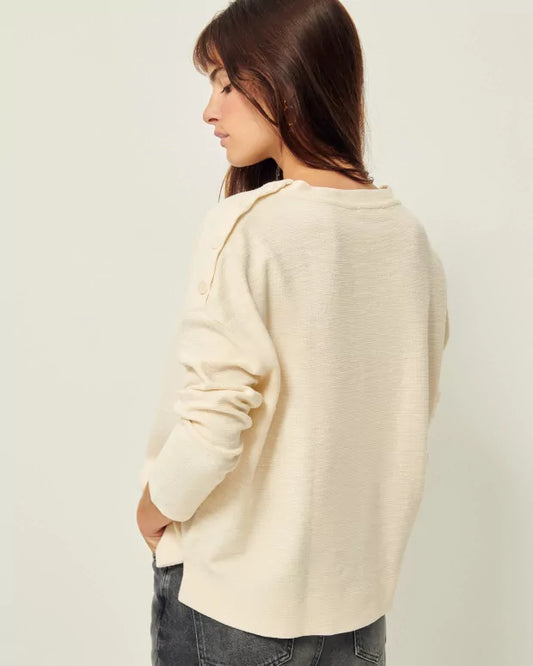 Bluse - Austin, Fleur de Sel