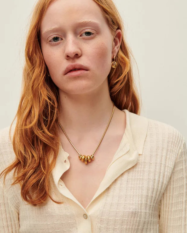 Halskæde - Jaya, Forgyldt