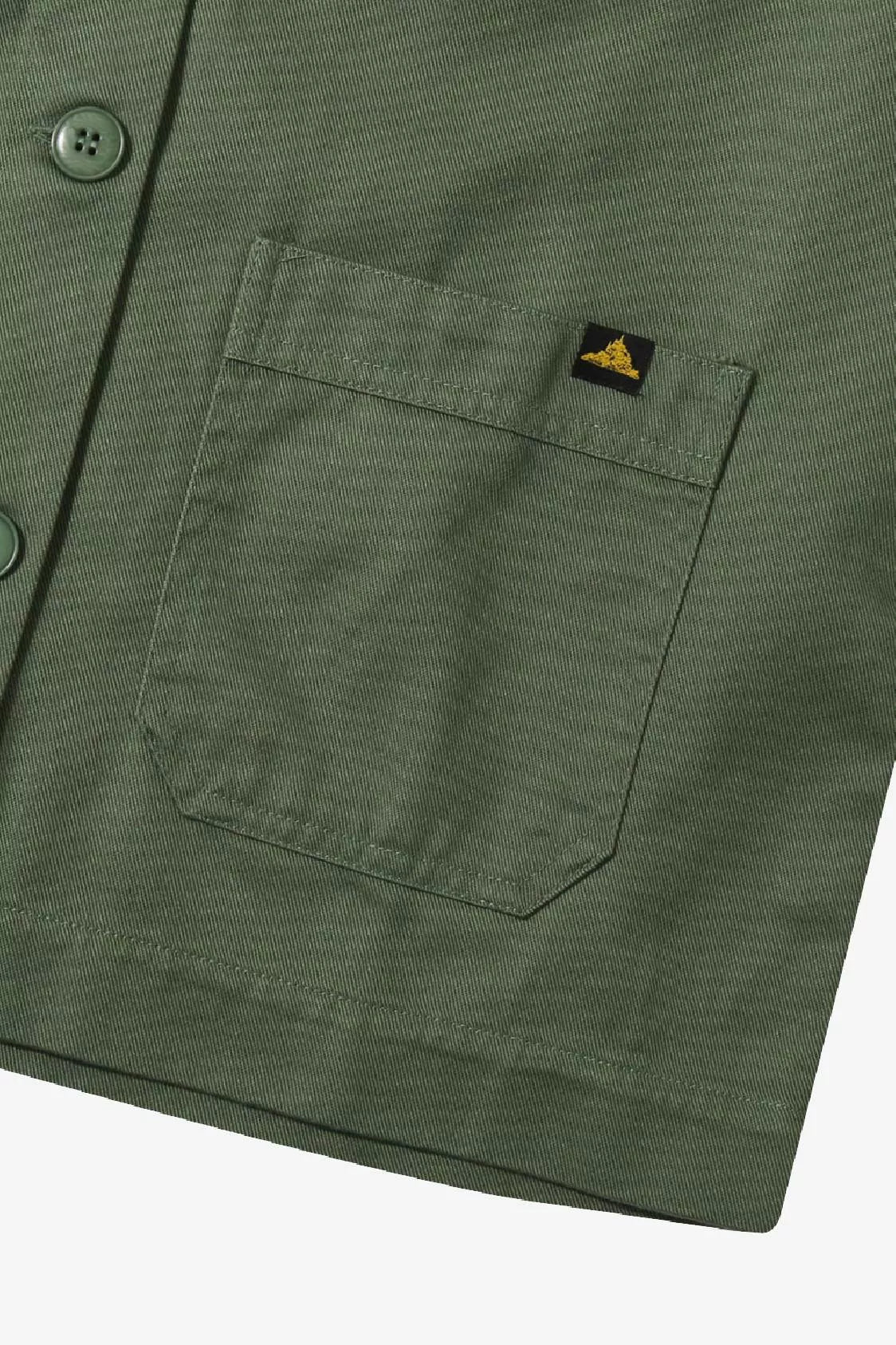 Jakke - Twill Serge Work Jacket, Cactus