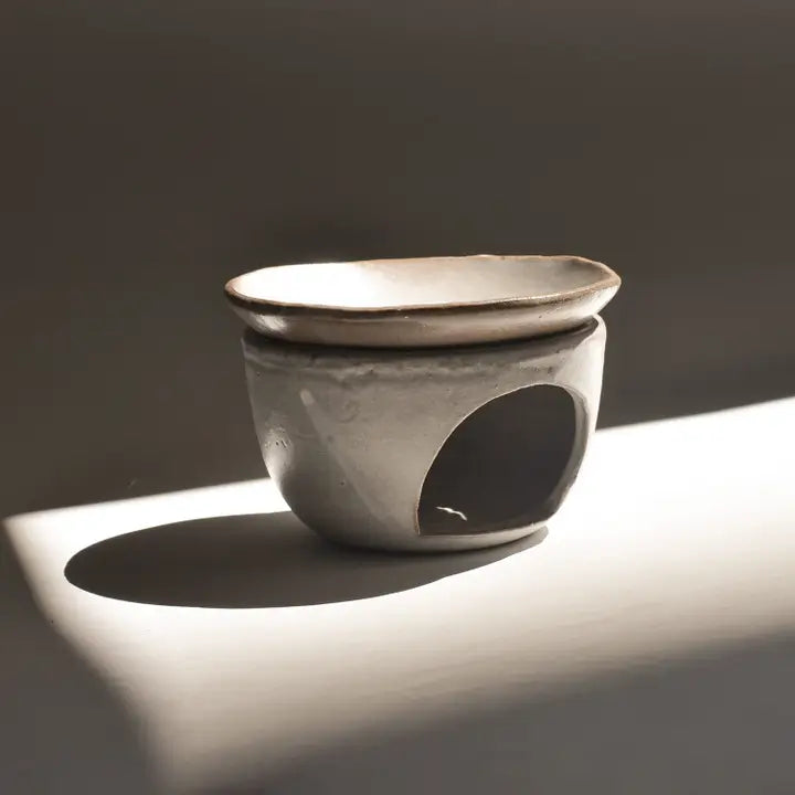 Æterisk Aroma Olie Lampe - Keramisk