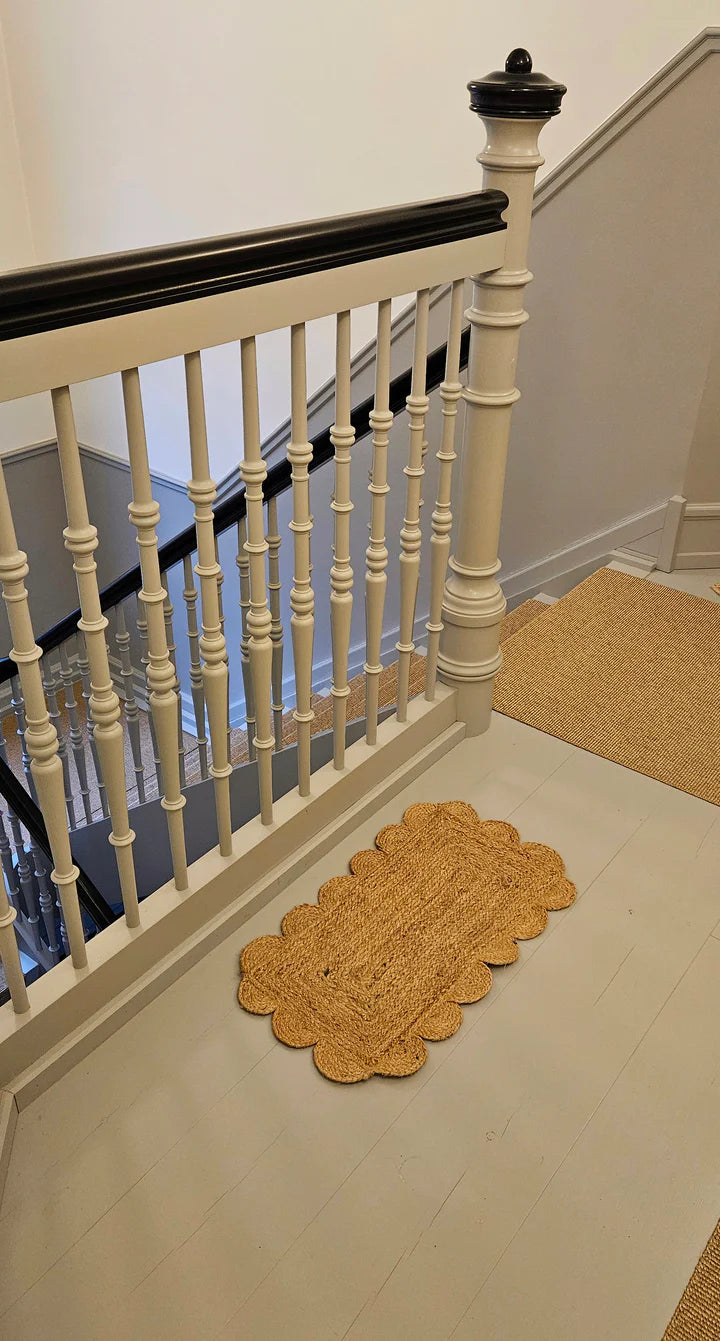 Dørmåtte - Jute Buet Kant