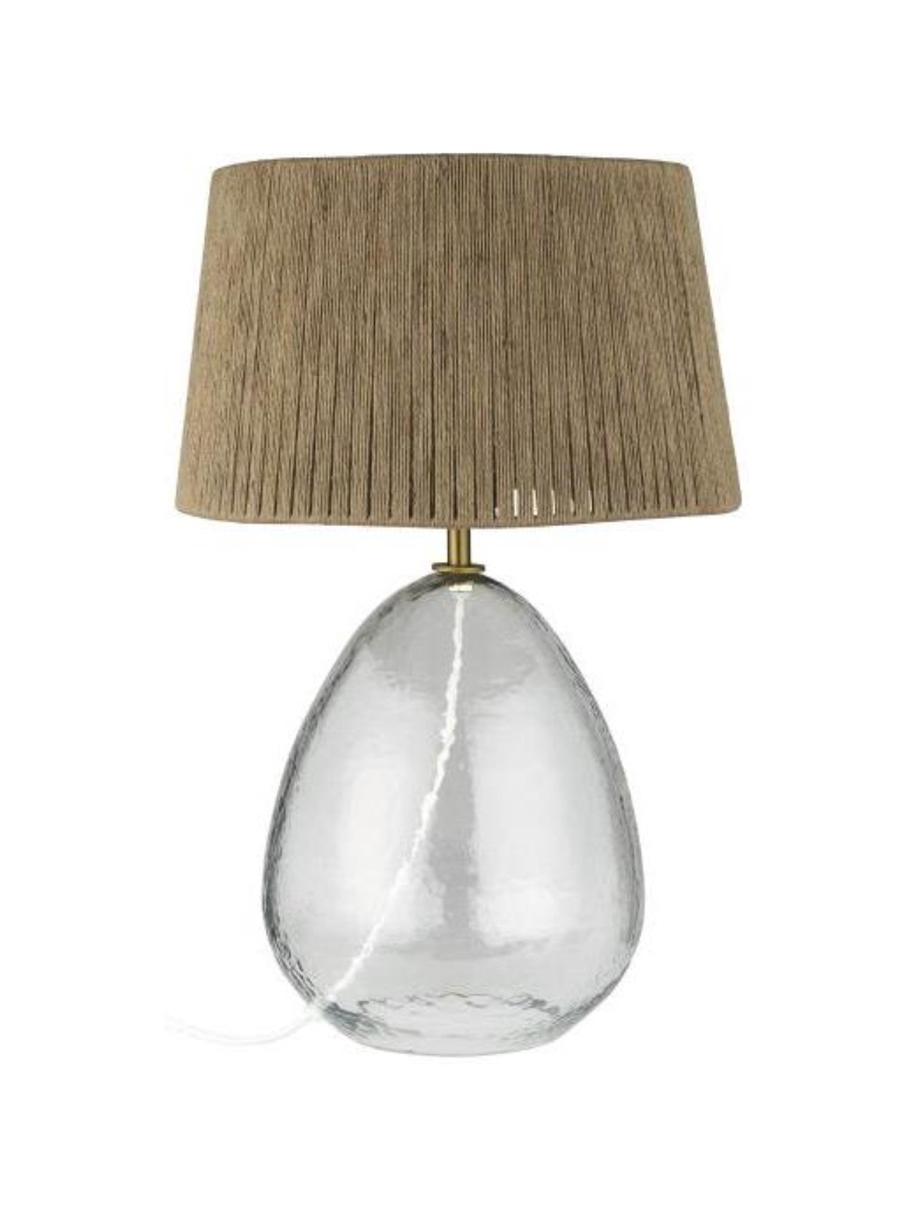 Bordlampe - Kairo m/struktureret glas