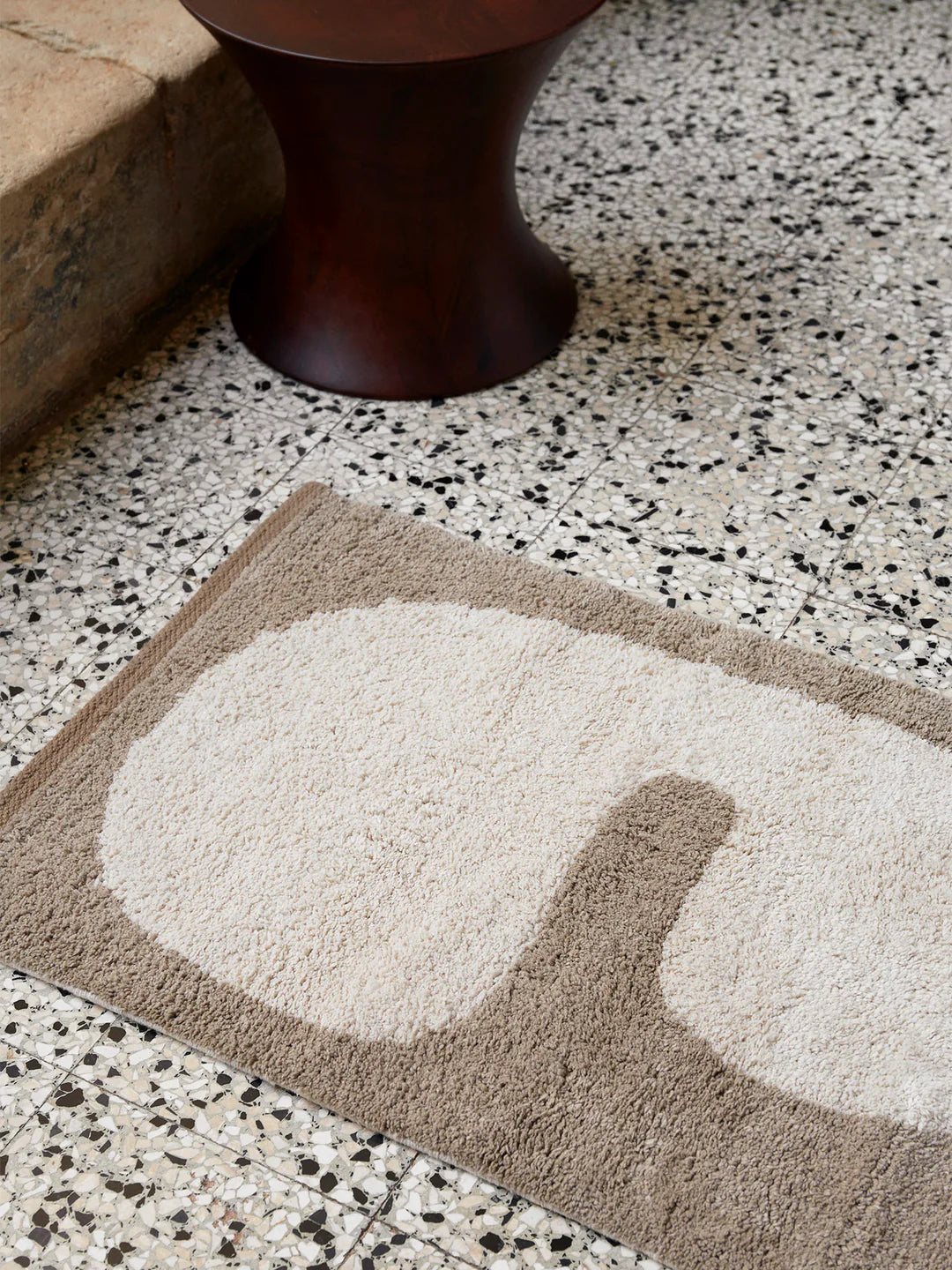 Måtte - Lay, Taupe/Off-white