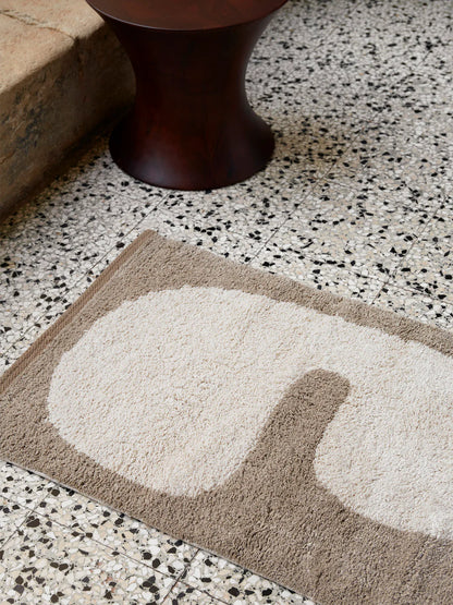 Måtte - Lay, Taupe/Off-white