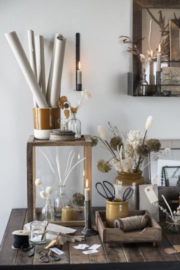 Lysestage - Vægstage t/Bedelys