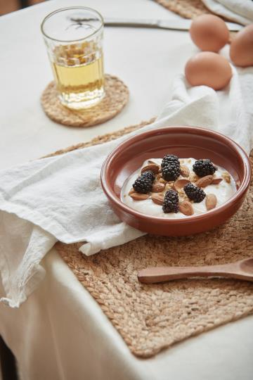 Bordskåner - Brik Til Glas, Jute