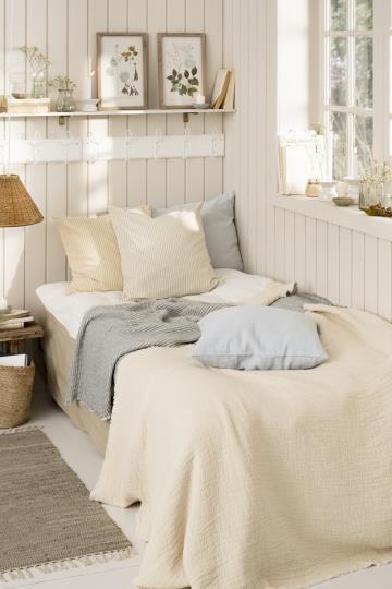 Sengetæppe - Dobbeltvævet, Kantha