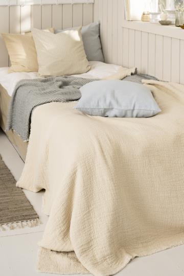 Sengetæppe - Dobbeltvævet, Kantha