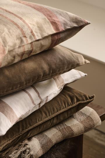 Pude - Rustfarvede Striber