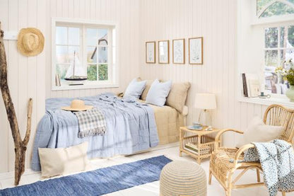 Pude - Hør, Cornflower