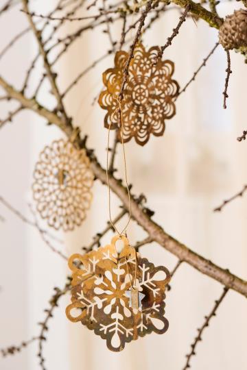 Julepynt - Gloria Snekrystal, Messing