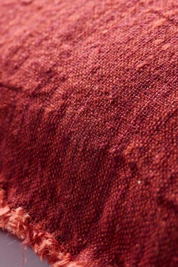 Pude - Hør, Rust/Bordeaux
