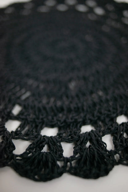 Dækkeserviet - Filippa, Sort