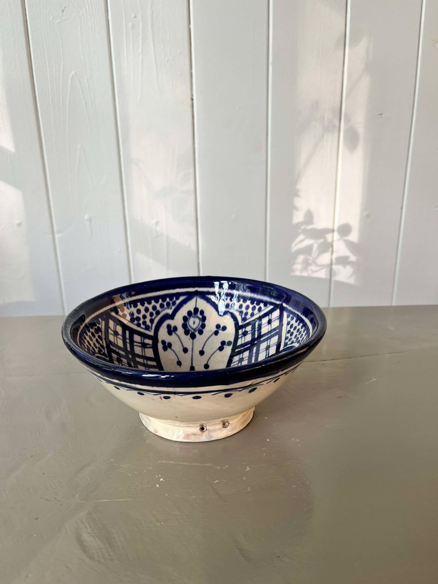 Skål - Marokkansk (Ø17), Indigo