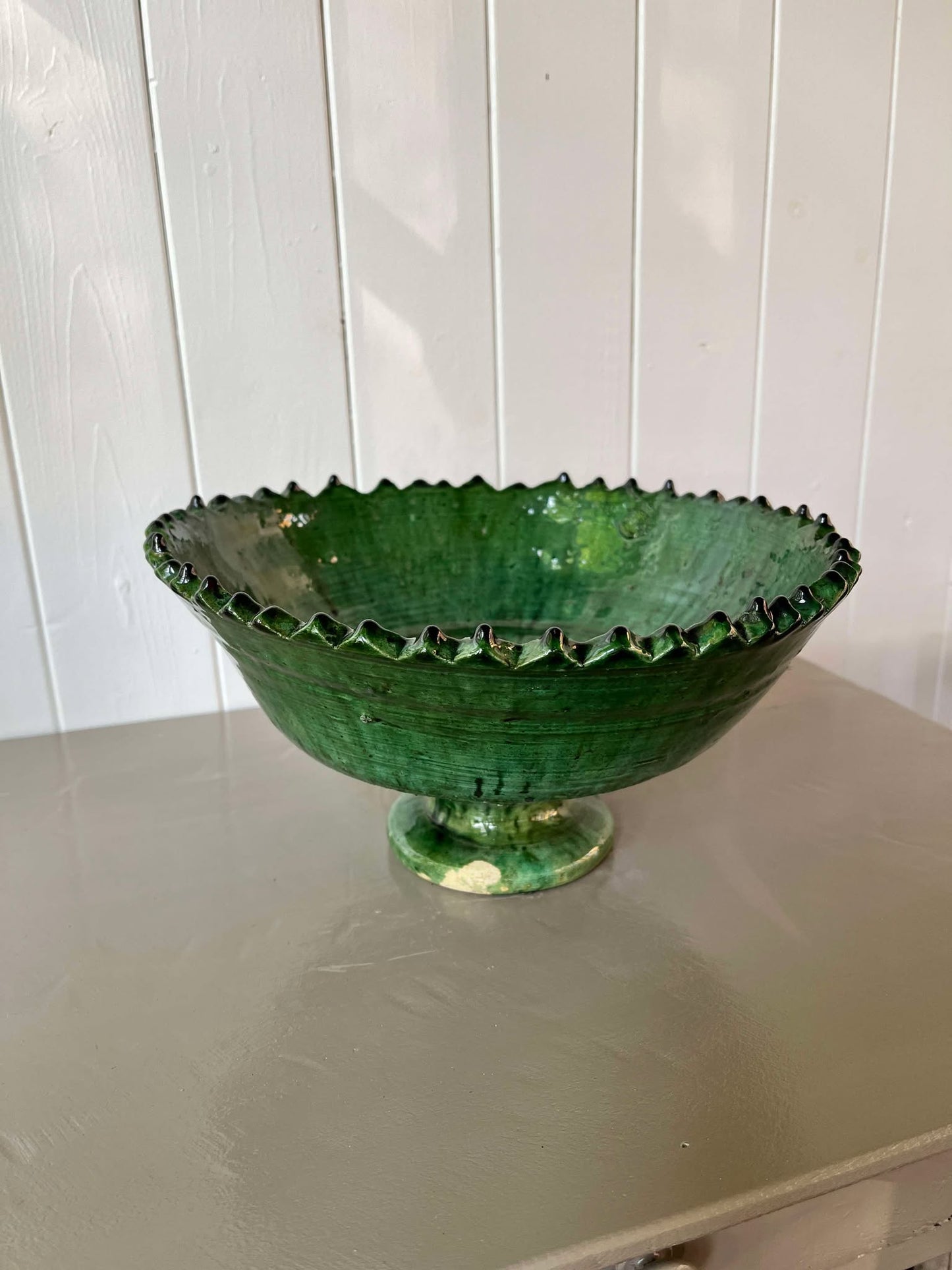 Skål - Marokkansk (Ø29 cm), Grøn