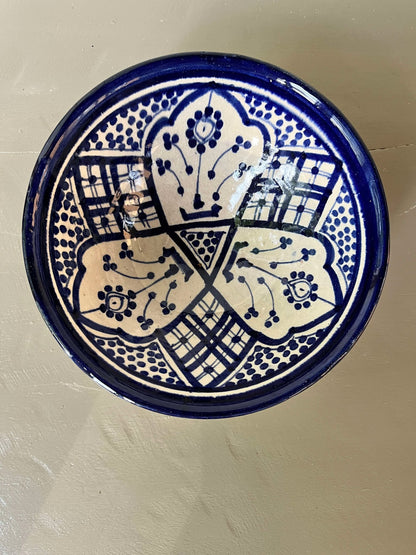 Skål - Marokkansk (Ø17), Indigo