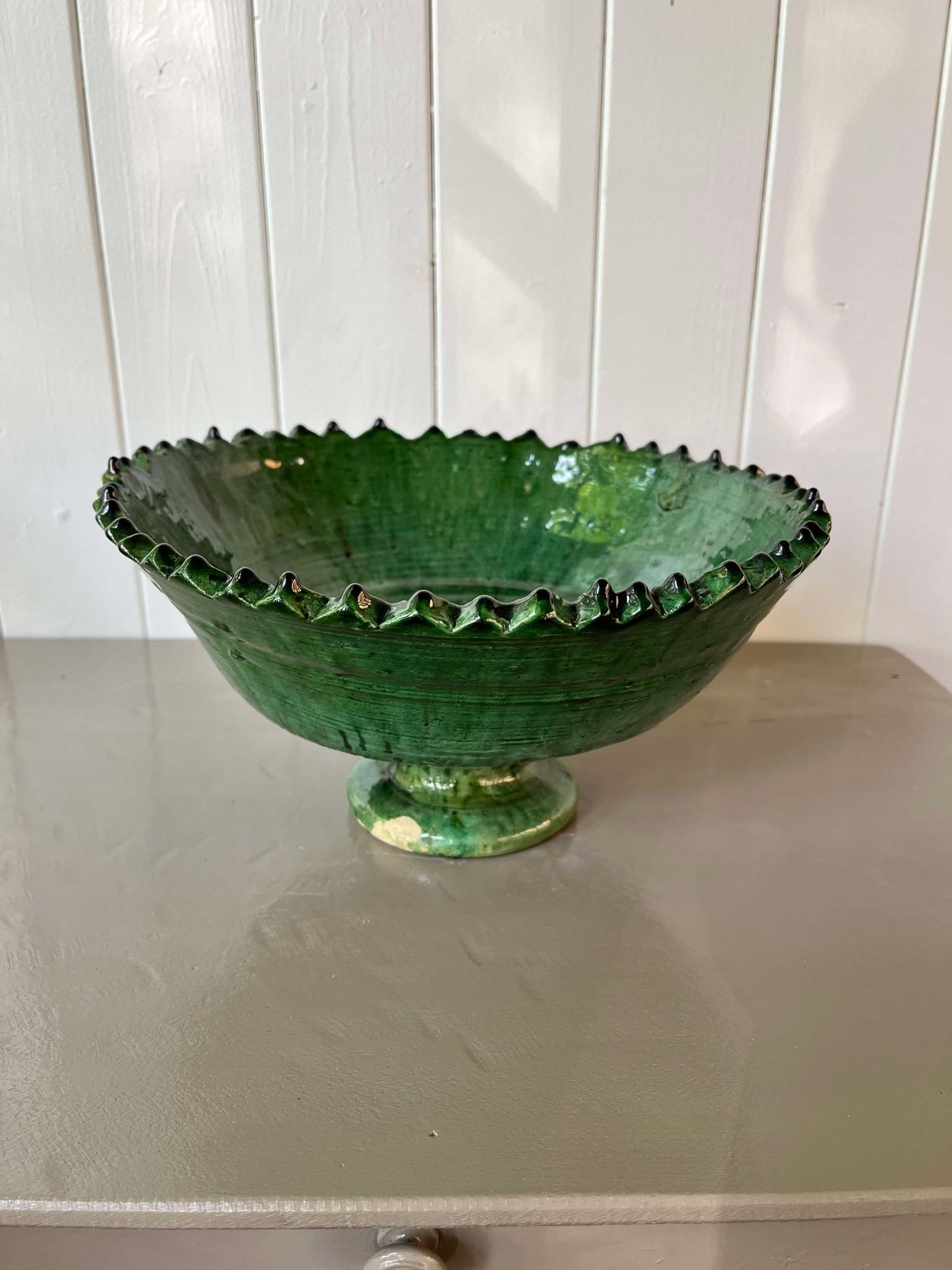 Skål - Marokkansk (Ø29 cm), Grøn