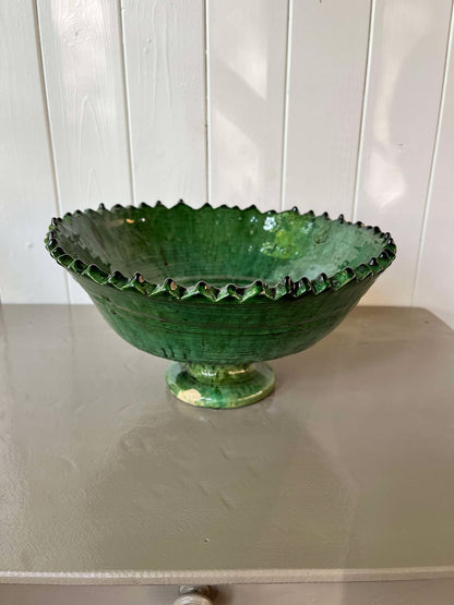 Skål - Marokkansk (Ø29 cm), Grøn