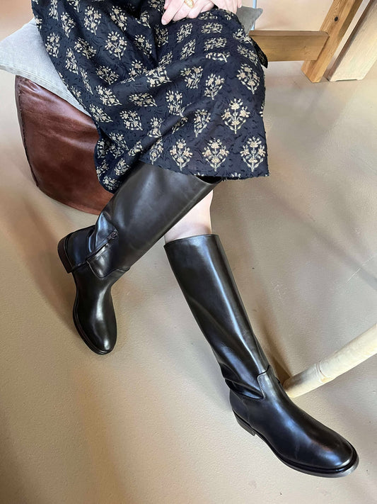 Støvler - Vitello, Mørkebrun