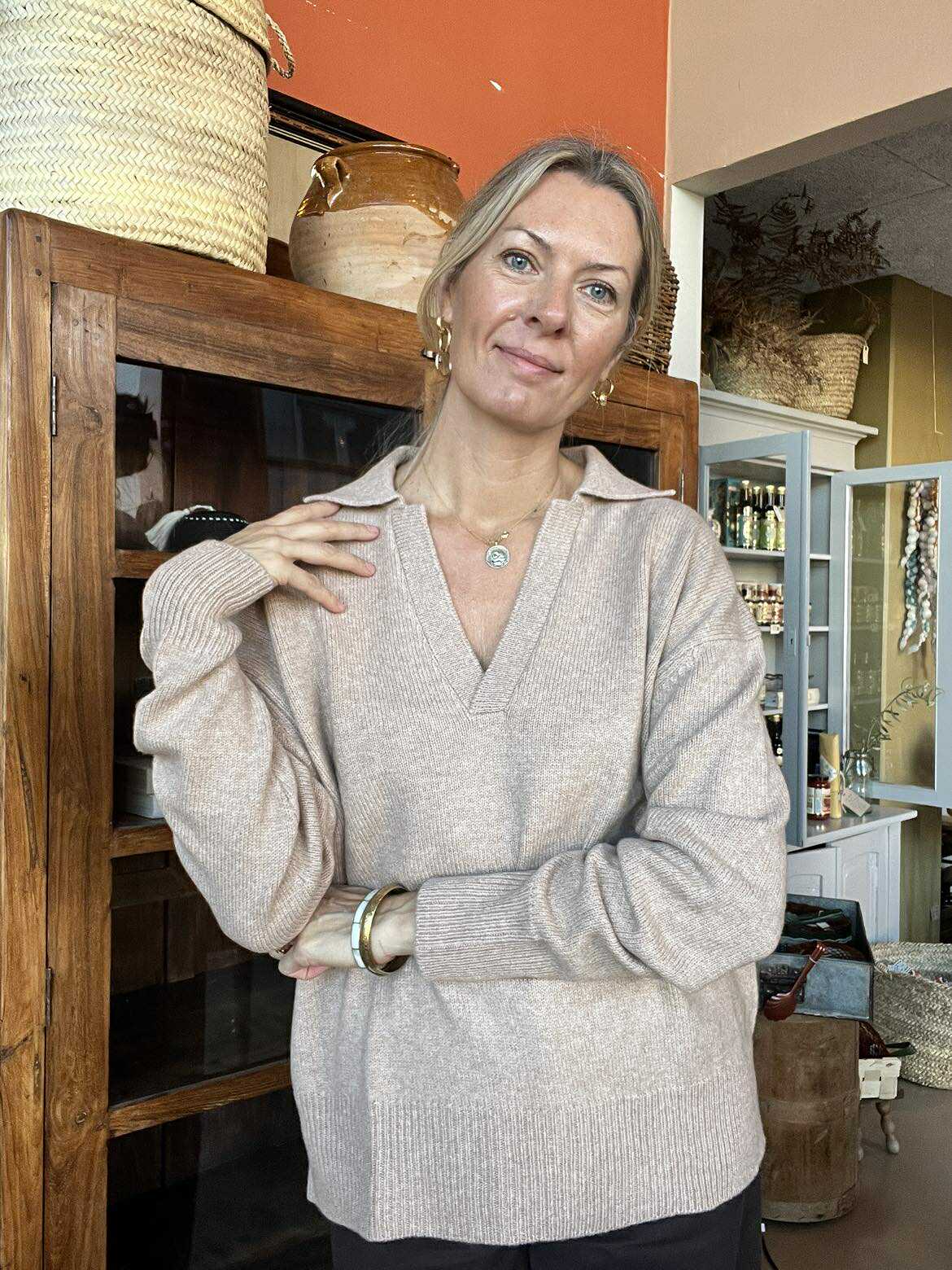 Bluse - Vivian Polo, Nile Garden