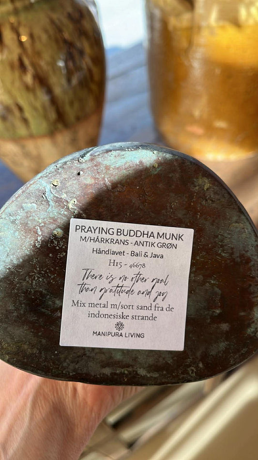 Figur - Praying Buddha Munk