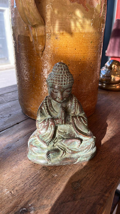 Figur - Praying Buddha Munk