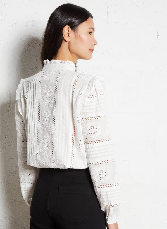 Skjorte - Delphine, Marfil