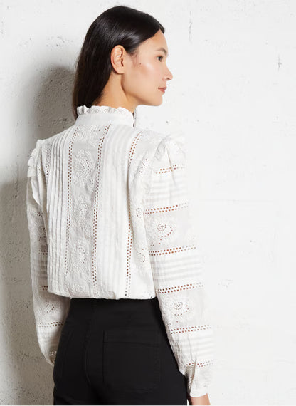 Skjorte - Delphine, Marfil