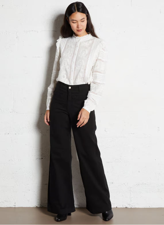 Skjorte - Delphine, Marfil