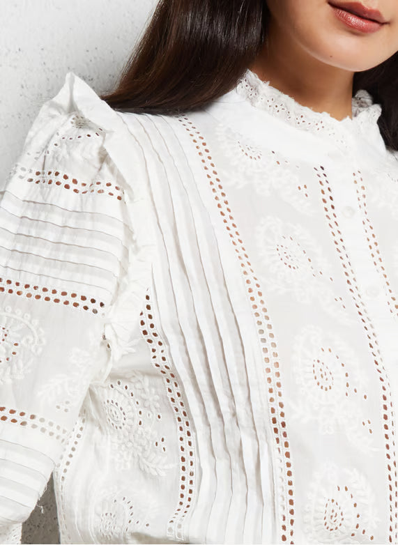 Skjorte - Delphine, Marfil