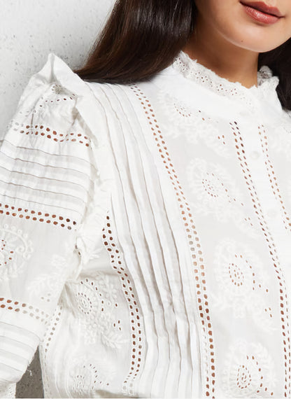 Skjorte - Delphine, Marfil