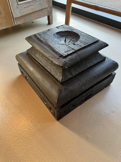 Lyseholder - Vintage, Sort